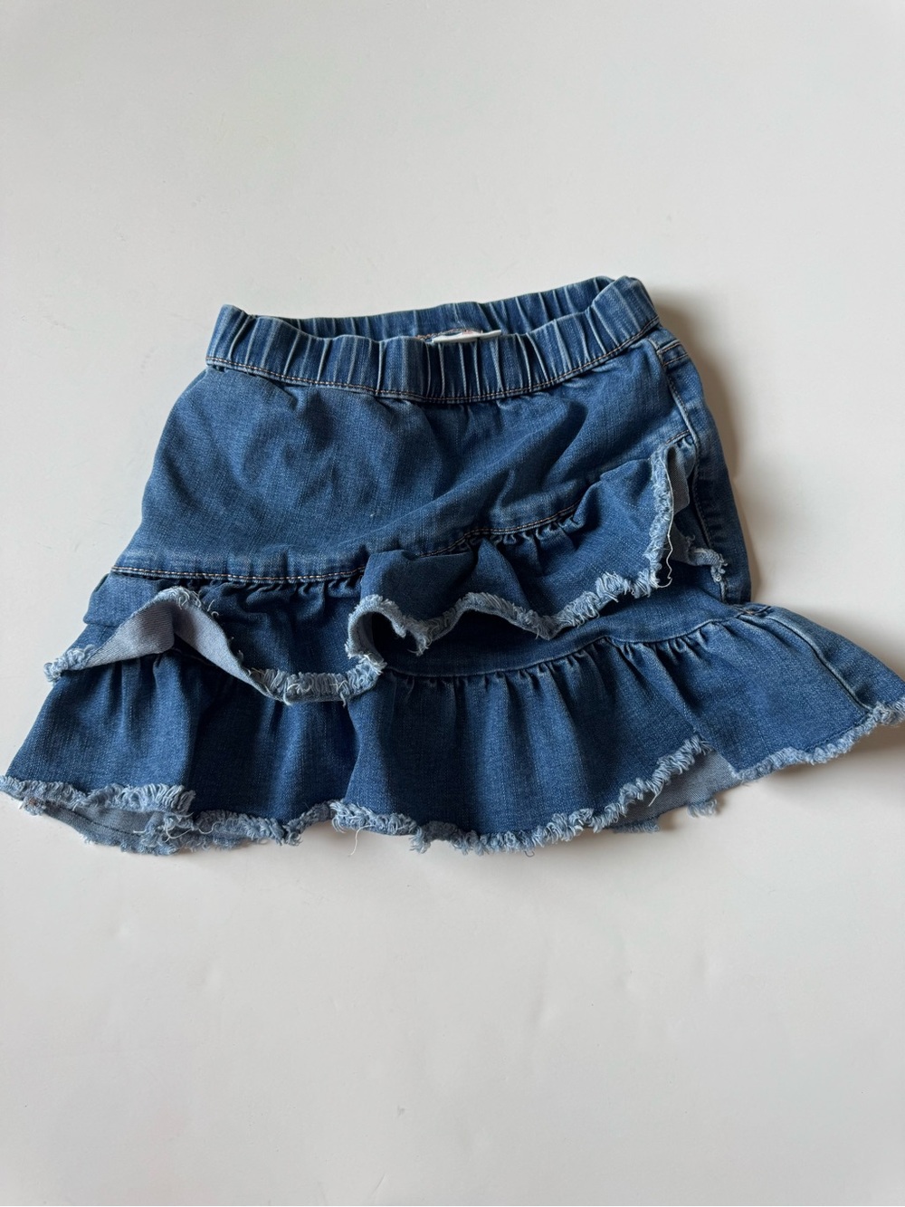 Cat & Jack Blue Ruffled Denim Skirt